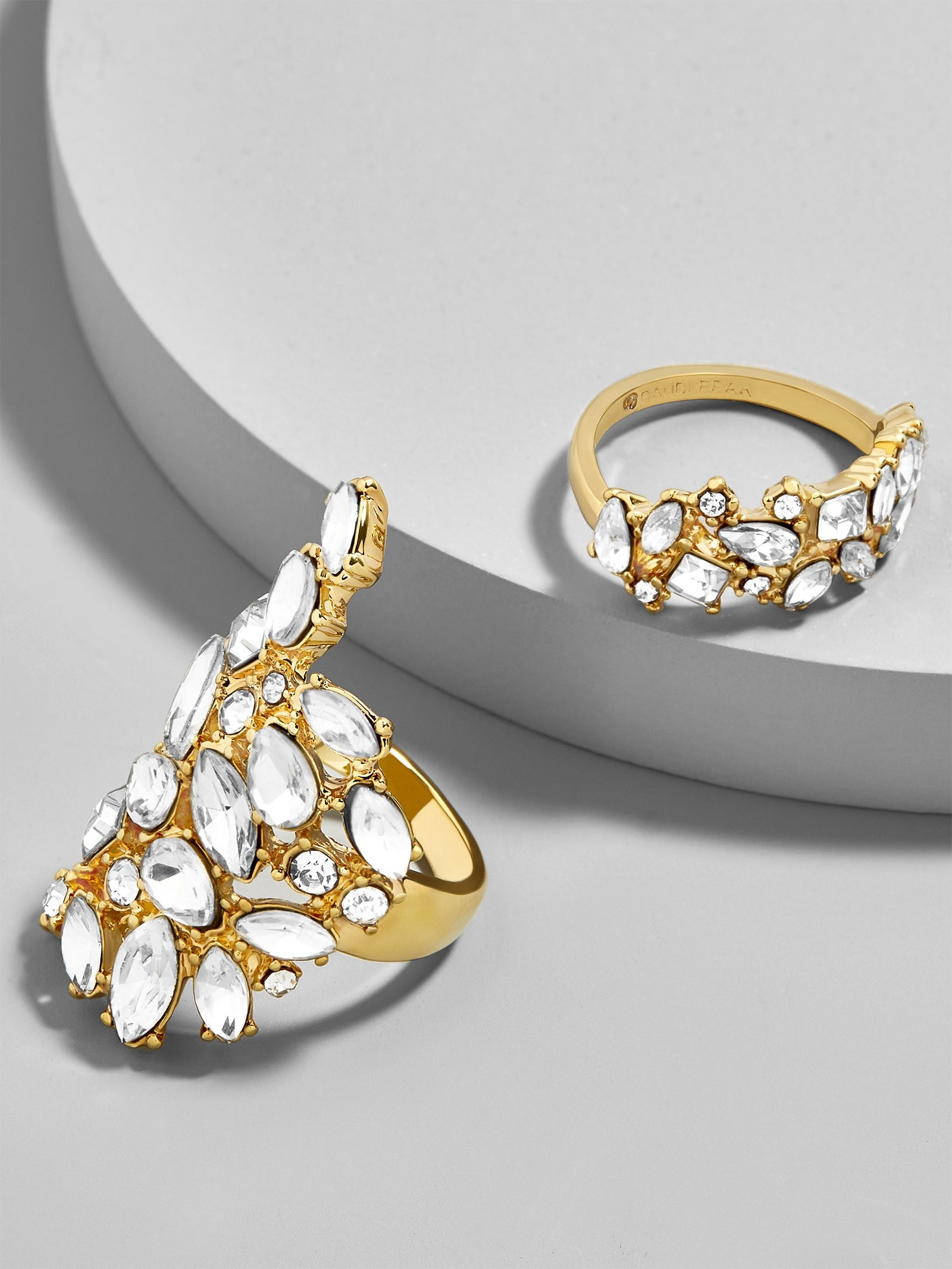 Crystal Shatter Ring Set | BaubleBar (US)