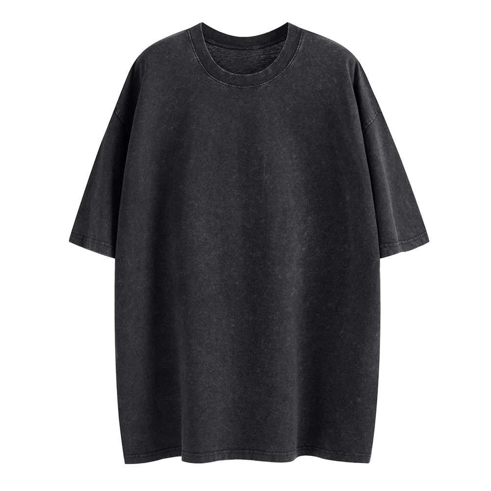 Oversized T Shirts for Women Vintage Acid Wash Basic Tees Loose Fit Baggy Shirts Workout Cotton T... | Amazon (US)