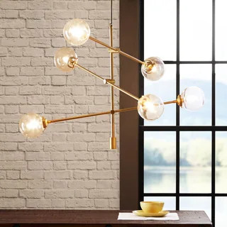 Carson Carrington Tomten 6-light Sputnik Chandelier - Gold | Bed Bath & Beyond