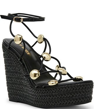 Oaklie Strappy Hardware Detail Platform Espadrille Wedge Sandals | Dillard's