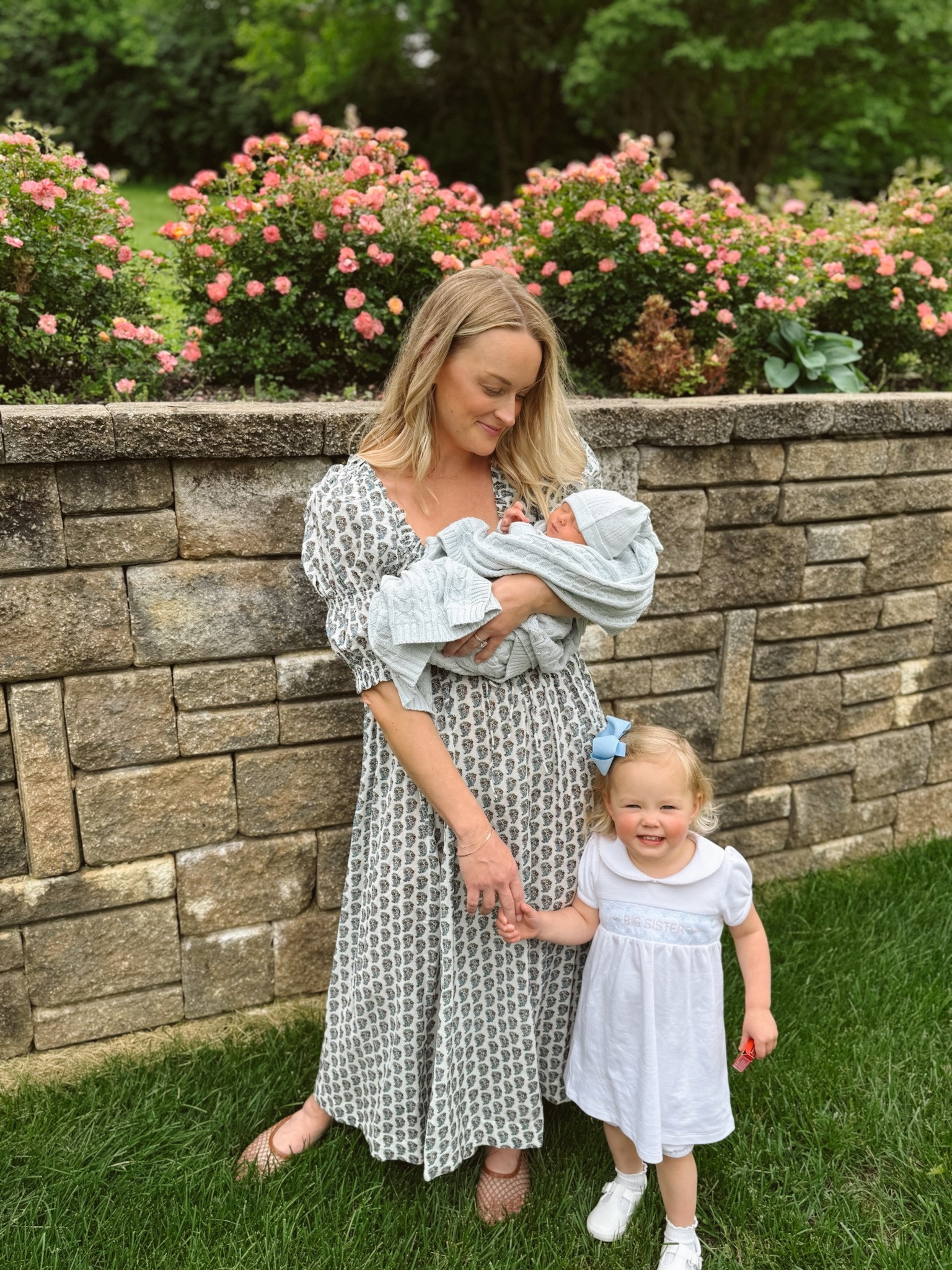 Newborn photo dress   Also wore this to my baby shower! Love this doen dress and these staud woven flats I’ve worn for two summers now

#LTKBump #LTKFamily