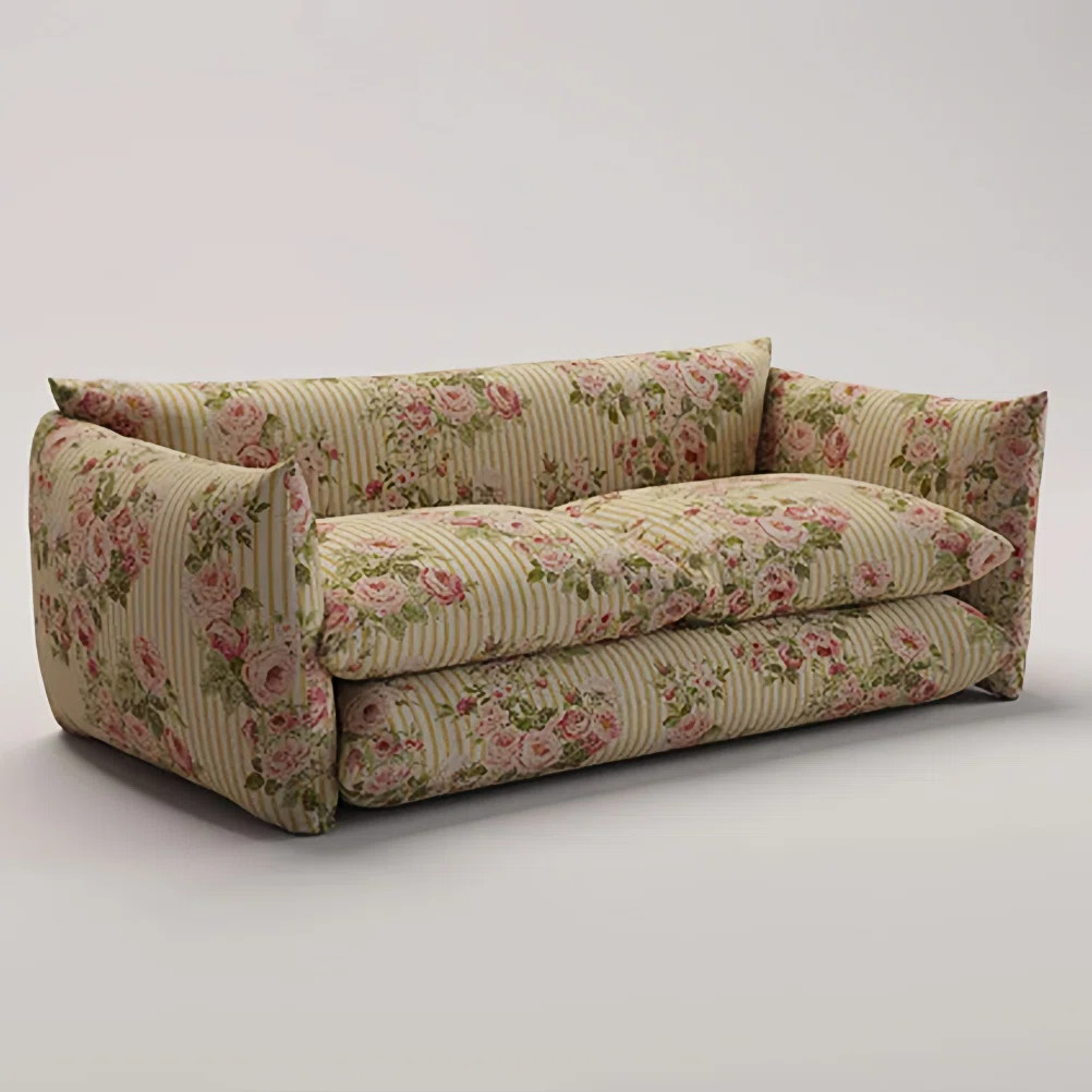 Retro Country Style Fabric Sofa | Wayfair North America