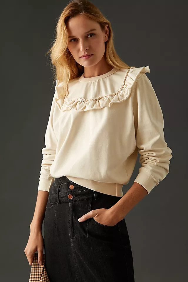 Clare V. Charlotte Sweatshirt | Anthropologie (US)