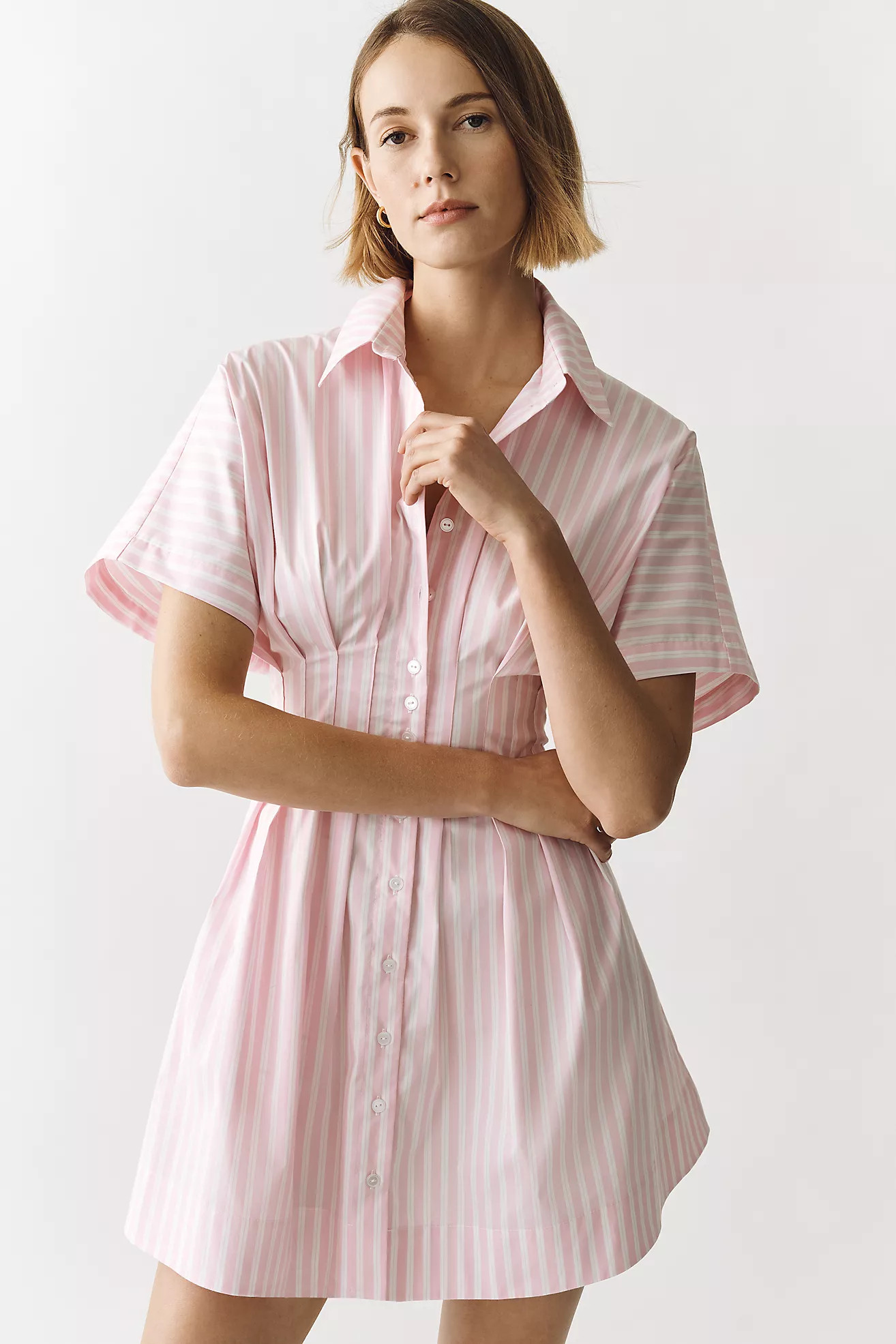 Tobie Mini Shirt Dress by Exquise | Anthropologie (US)