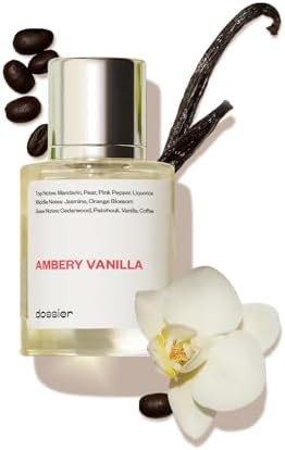Dossier - Ambery Vanilla 1.7Oz (50ml) - Eau de Parfum - Inspired by Y S.L's B.lack O.pium - Long-... | Amazon (US)