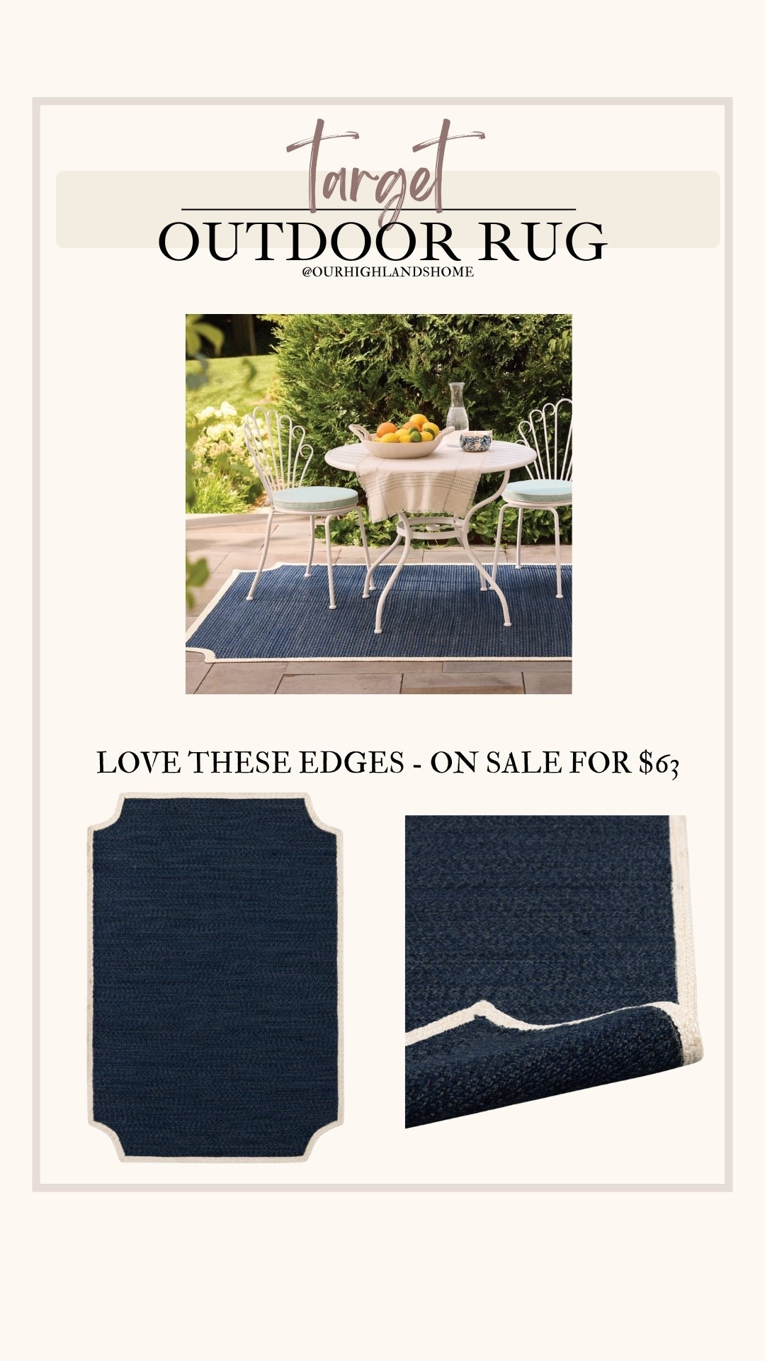 this outdoor rug is only $63 from $90

#LTKHome #LTKSaleAlert #LTKSeasonal