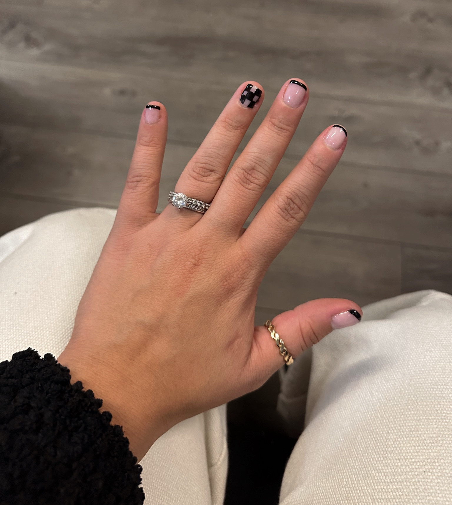 OBSESSED with these nails - Linking everything I use to do them 🖤🔗 nails + at home nails + gel nails + uv lamp + at home nails 

#LTKBeauty #LTKWorkwear #LTKBacktoSchool