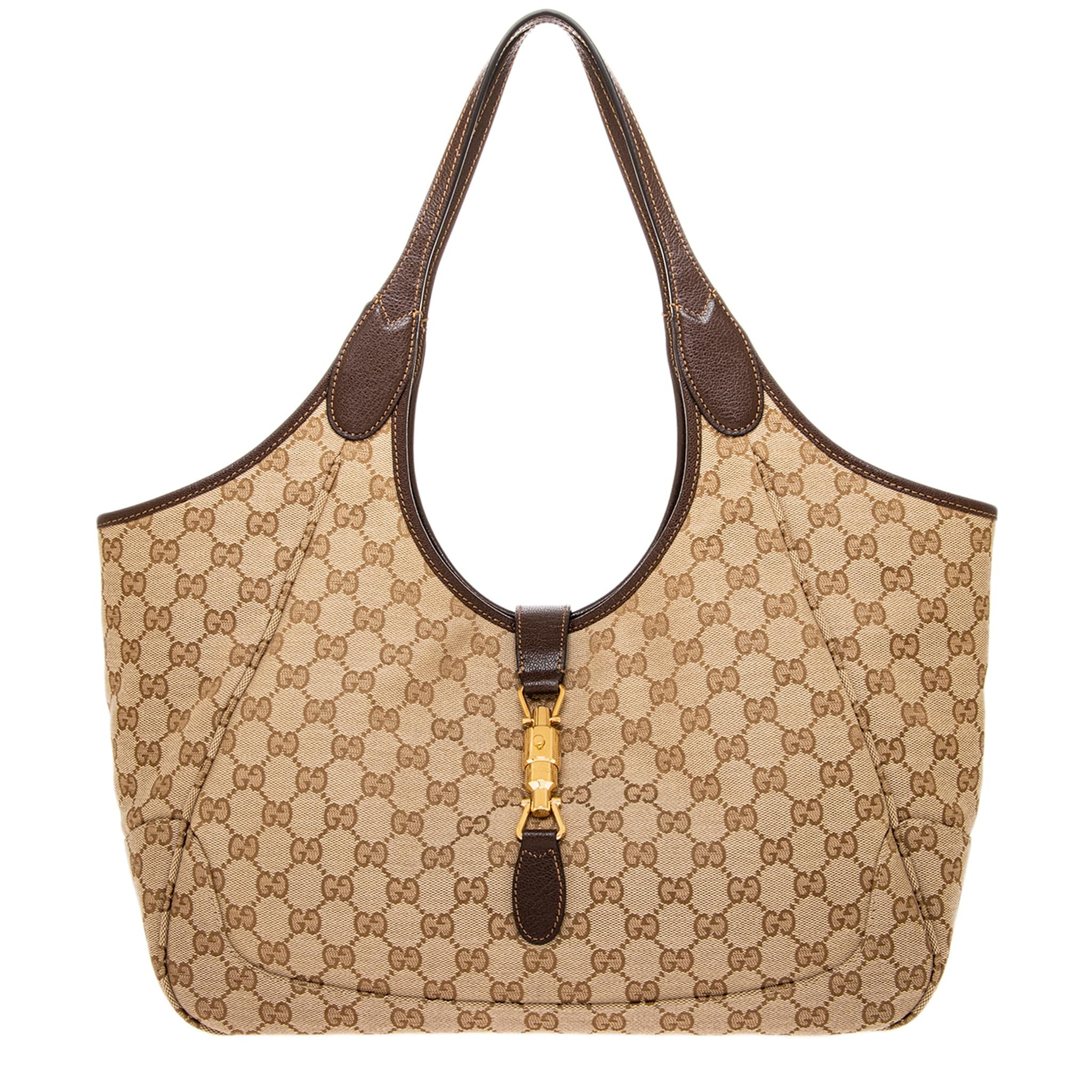 Gucci Mercato Medium Tote Bag - Sand and Brown | Overstock