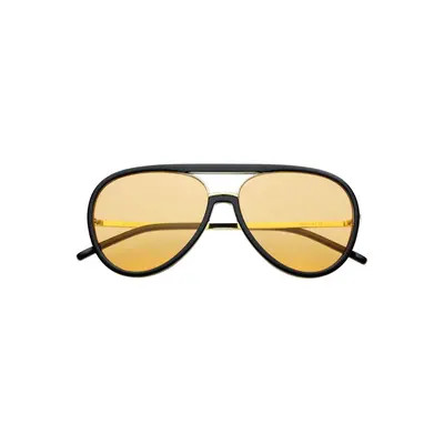 FREYRS Eyewear Shay Aviator Sunglasses in Milky Tortoise /Solid Brown at Nordstrom | Nordstrom