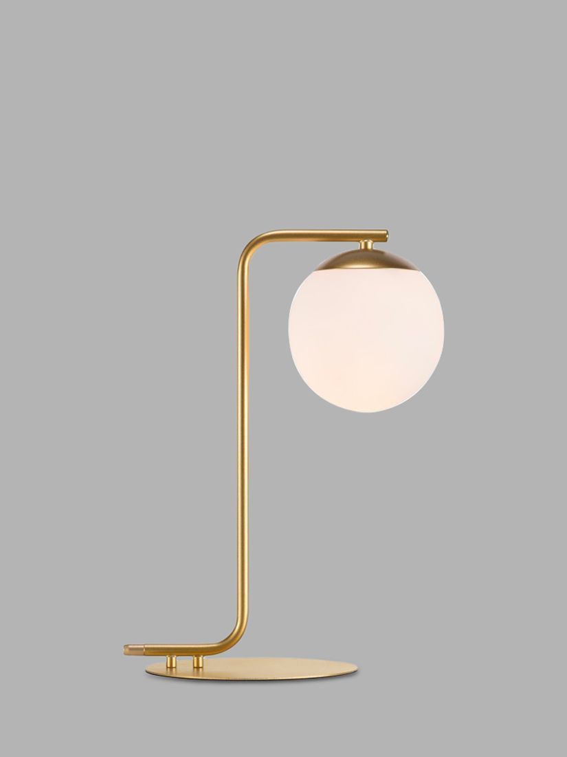 Nordlux Grant Table Lamp, White/Brass | John Lewis (UK)