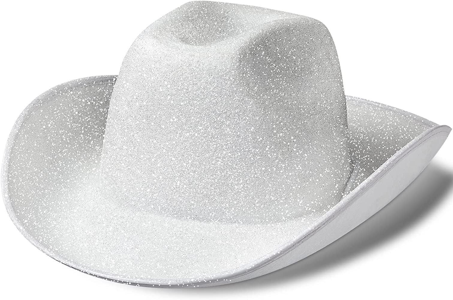 Cowboy Cowgirl Hat Glitter Western Hat Wide Brim Costume Hats Bling Sun Hat Cowboy for Women Men ... | Amazon (US)