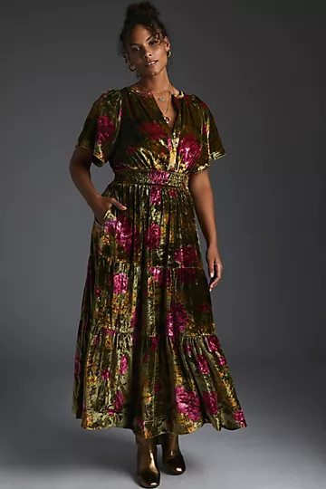 The Somerset Maxi Dress: Velvet Edition | Anthropologie (US)