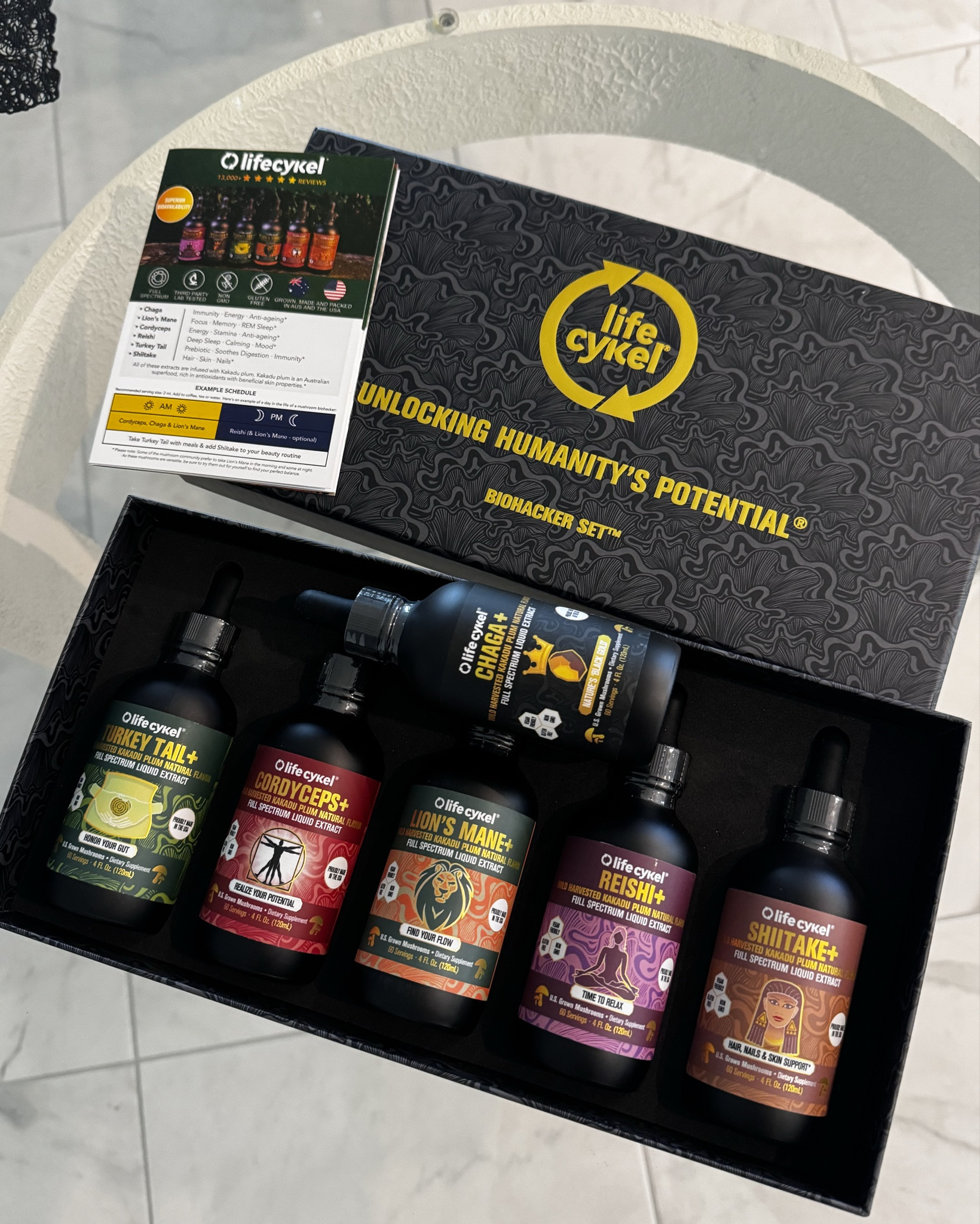 The mushroom tinctures that helped me heal after emergency brain surgery. Double extracted which makes it more potent and higher quality. Includes Australian Kakadu Plum which is high in antioxidants which helps fight against tumor cells and preventing cell damage to healthy cells. My memory has been the best it ever has. Nerve pain, anxiety, & depression is almost non-existent. Better quality of sleep. I highly recommend as a certified herbalist. If you go to actual website use code “CELENA10” for 10% off #wellness #tinctures #mushroomtinctures #mushrooms #health #natural #vegan #organic #beauty 

#LTKFindsUnder100 #LTKBeauty