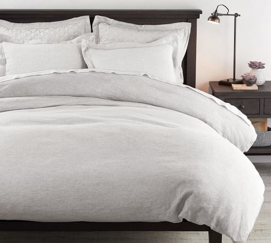 Belgian Flax Linen Duvet Cover & Shams | Pottery Barn (US)