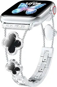 Bling Diamond Band Compatible with Apple Watch Bands for Women 40mm 41mm 38mm 42mm Series 11 10 9... | Amazon (US)
