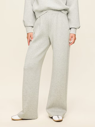 High-Waisted Bounce Fleece Wide-Leg Sweatpants | Old Navy (US)