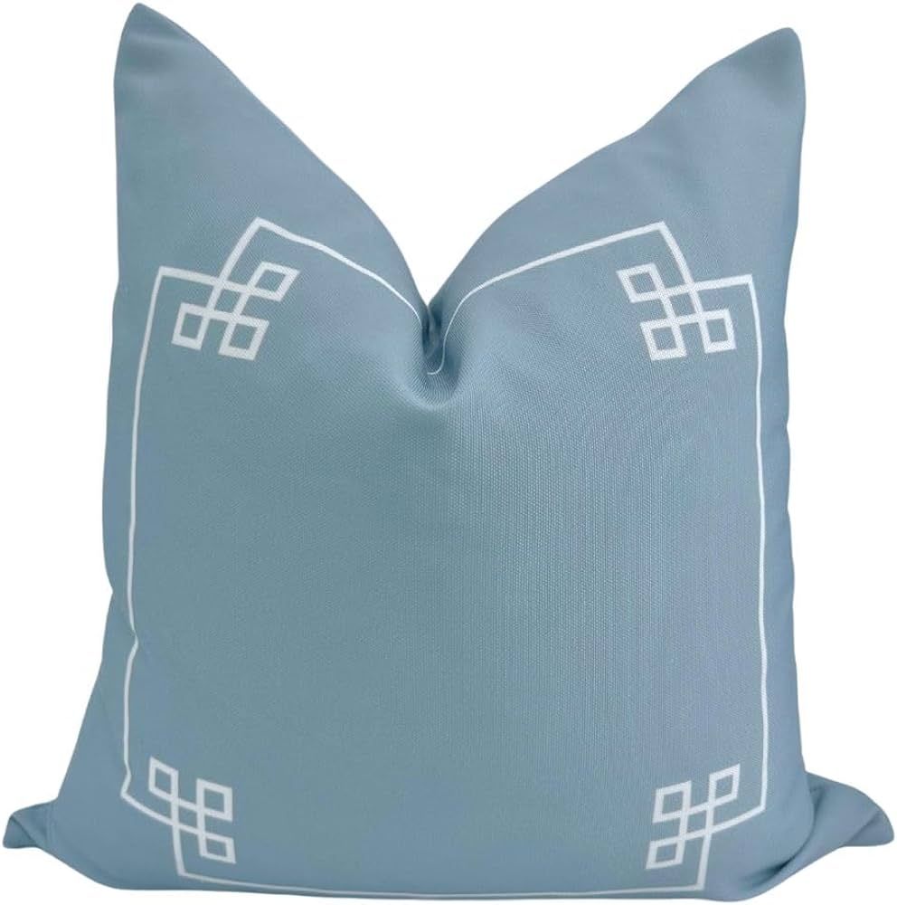 Jillien Harbor Coastal Indoor Outdoor Pillow Cover, Water Resistant for Patio Deck Seating, Alys ... | Amazon (US)