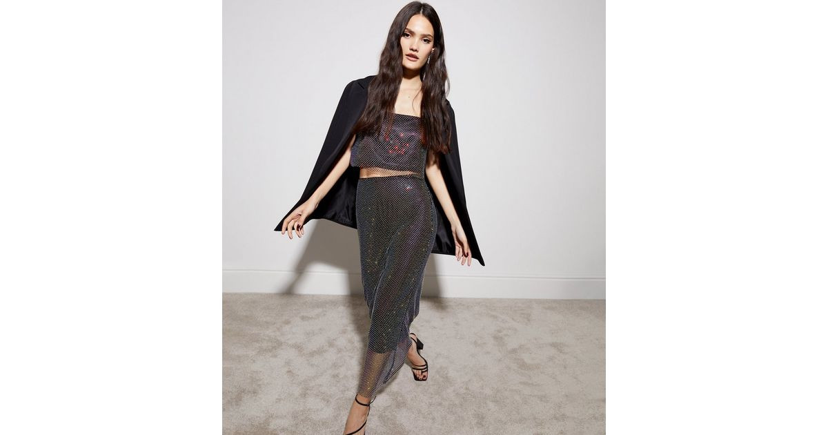 Multicoloured Embellished Midaxi Skirt
						
						Add to Saved Items
						Remove from Saved It... | New Look (UK)