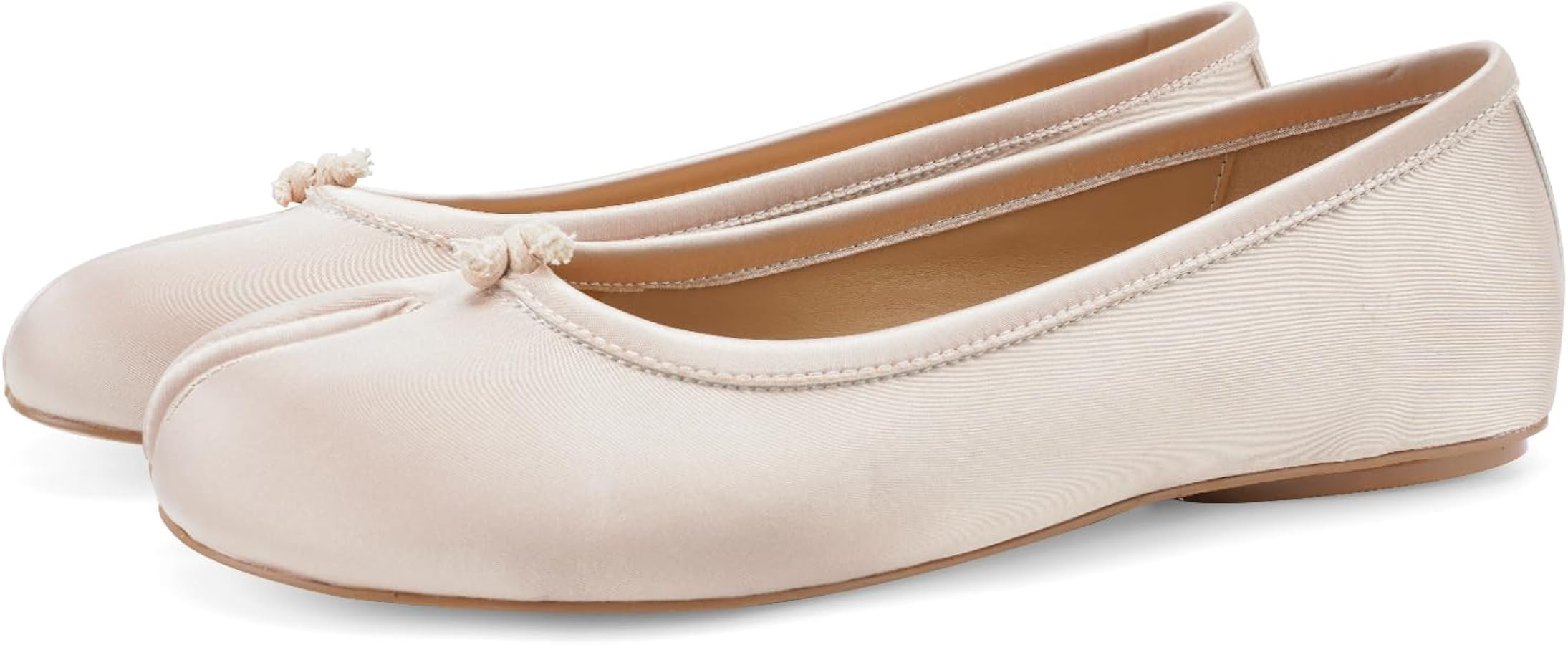Tabi Ballet Flats Shoes for Women Rounde Toe Wide Width Split Toe Low Heel Comfortable Flats Shoe... | Amazon (US)