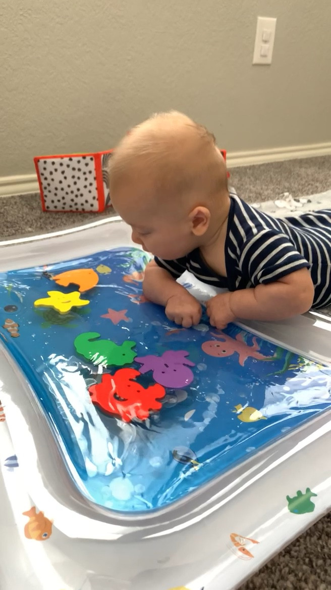 Tummy time mat!! So helpful for making tummy time engaging especially if your baby hates it initially. 

#LTKBaby #LTKKids #LTKFindsUnder50