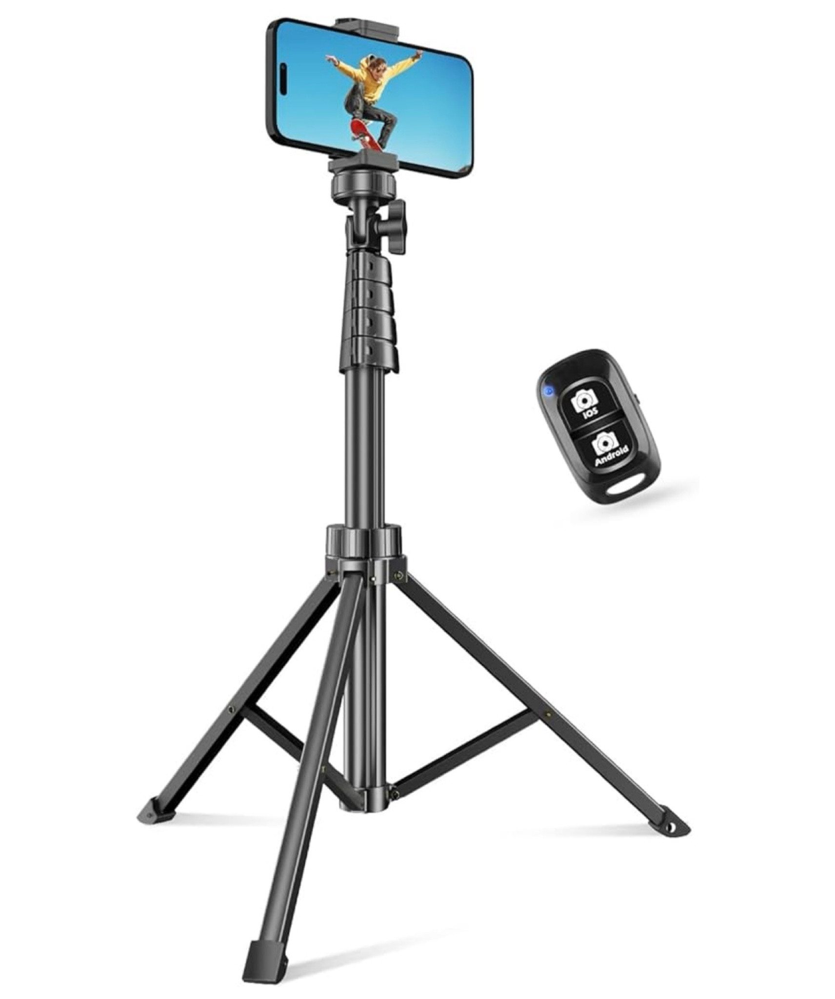 My favorite tripod! I create 90% of my content with this! I travel with it. It’s small and compact, & I love that it comes with a 
remote control Bluetooth clicker for taking solo pictures 🤭

#LTKFindsUnder50 #LTKVideo #LTKTravel