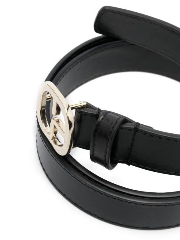 Claudie Pierlot logo-buckle Leather Belt  - Farfetch | Farfetch Global