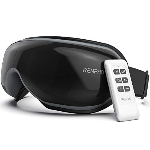 RENPHO Eye Massager, New Year Birthday Gifts Ideas, Eyeris1 Eye Massager FSA HSA with Heat & Remote, Compression, Sleep Eye Mask for Eye Relax, Migraine Relief, Reduce Eye Strain, Improve Sleep | Amazon (US)