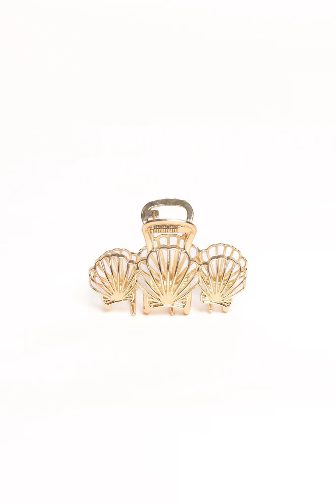 Shelly Hair Clip - Gold | Petal & Pup (US)