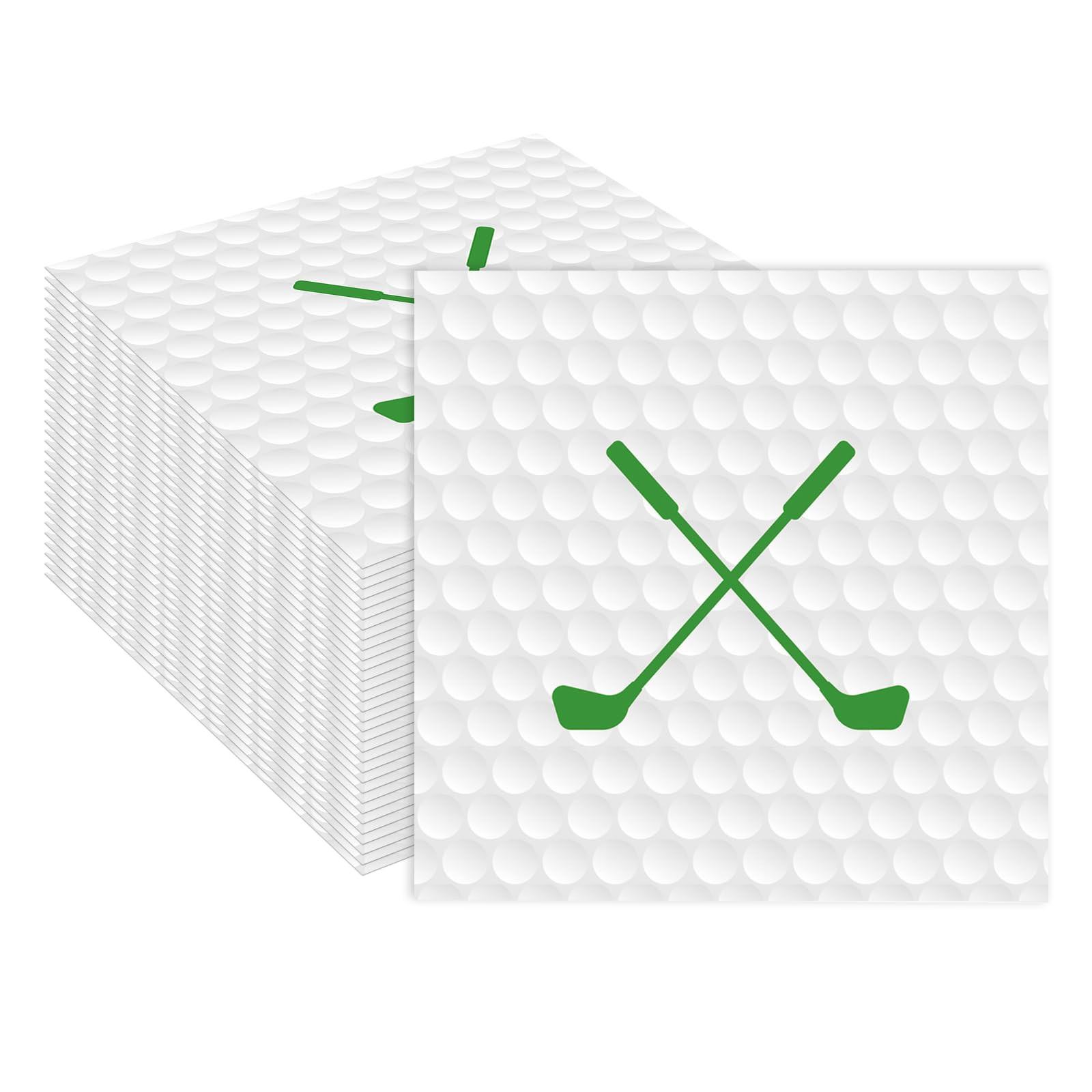 50 Pieces Golf Paper Napkins 13 x 13 Inches Luncheon Napkins Cocktail Napkins Disposable Sports T... | Amazon (US)