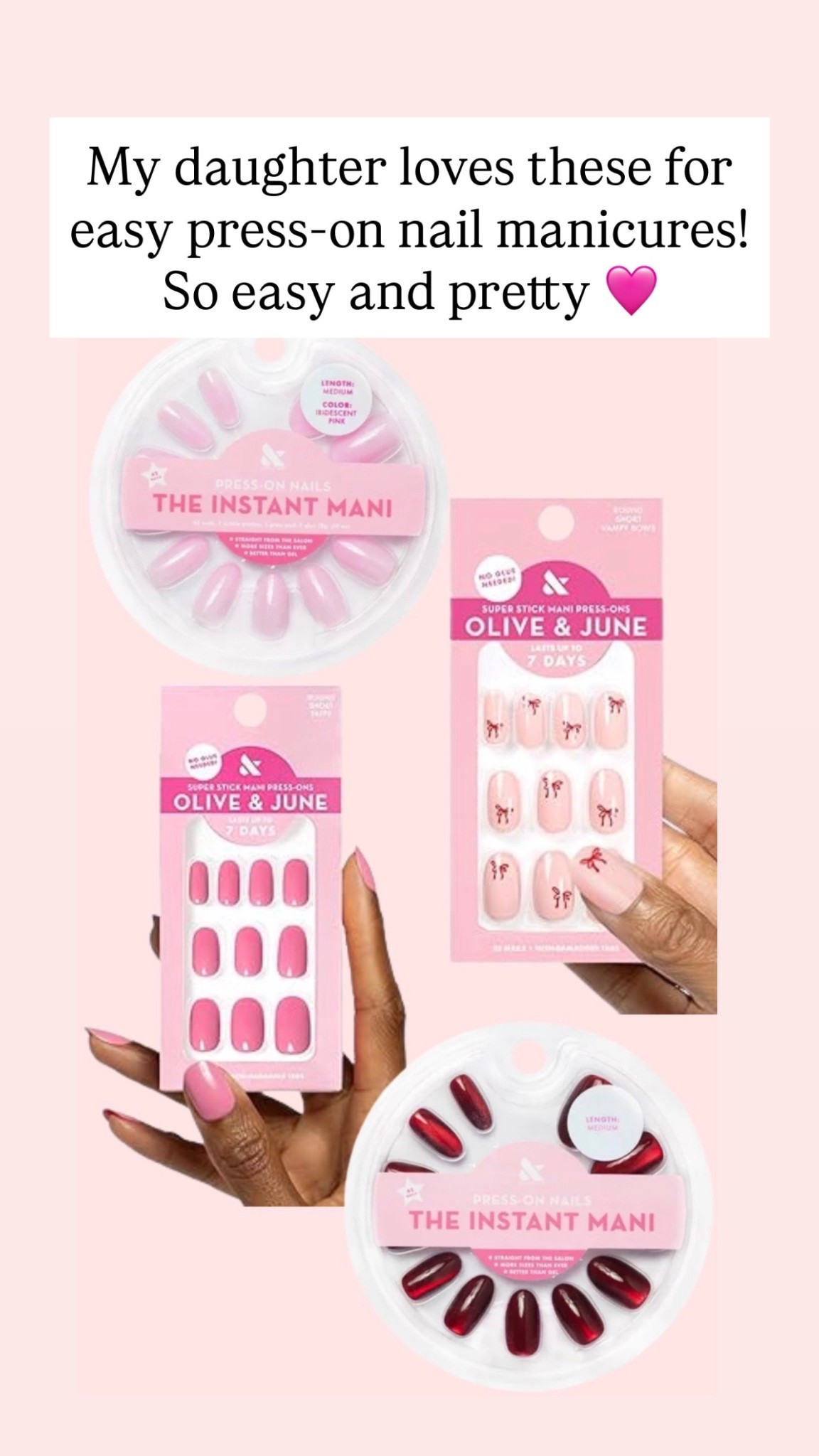 These press-on nails for tween girls are adorable and fun! So easy to pop on! 

#LTKKids #LTKBeauty