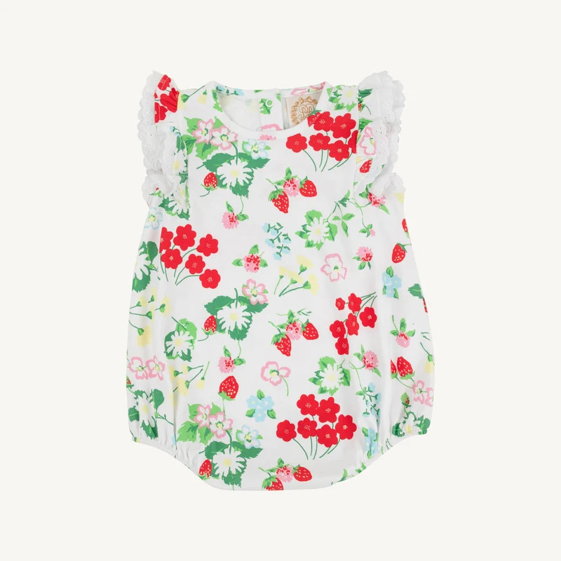 Ruehling Ruffle Bubble - Berry Sweet & Worth Avenue White | The Beaufort Bonnet Company