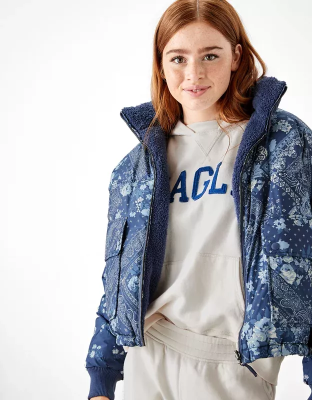 AE Reversible Chill Puffer curated on LTK