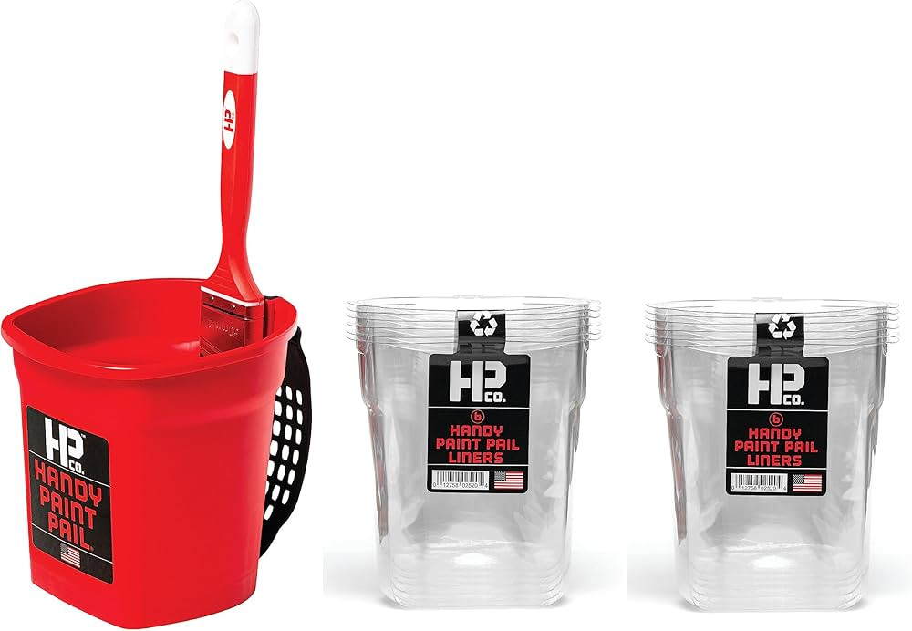 The Active Painter's Dream Package: Handy Paint Pail & Liner Combo + Free Paintbrush | Amazon (US)
