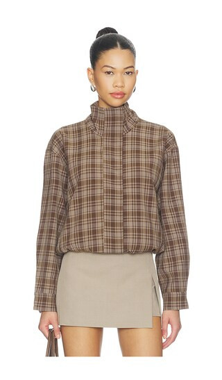ASTR the Label Cooper Jacket in Brown. - size M | Revolve Clothing (Global)