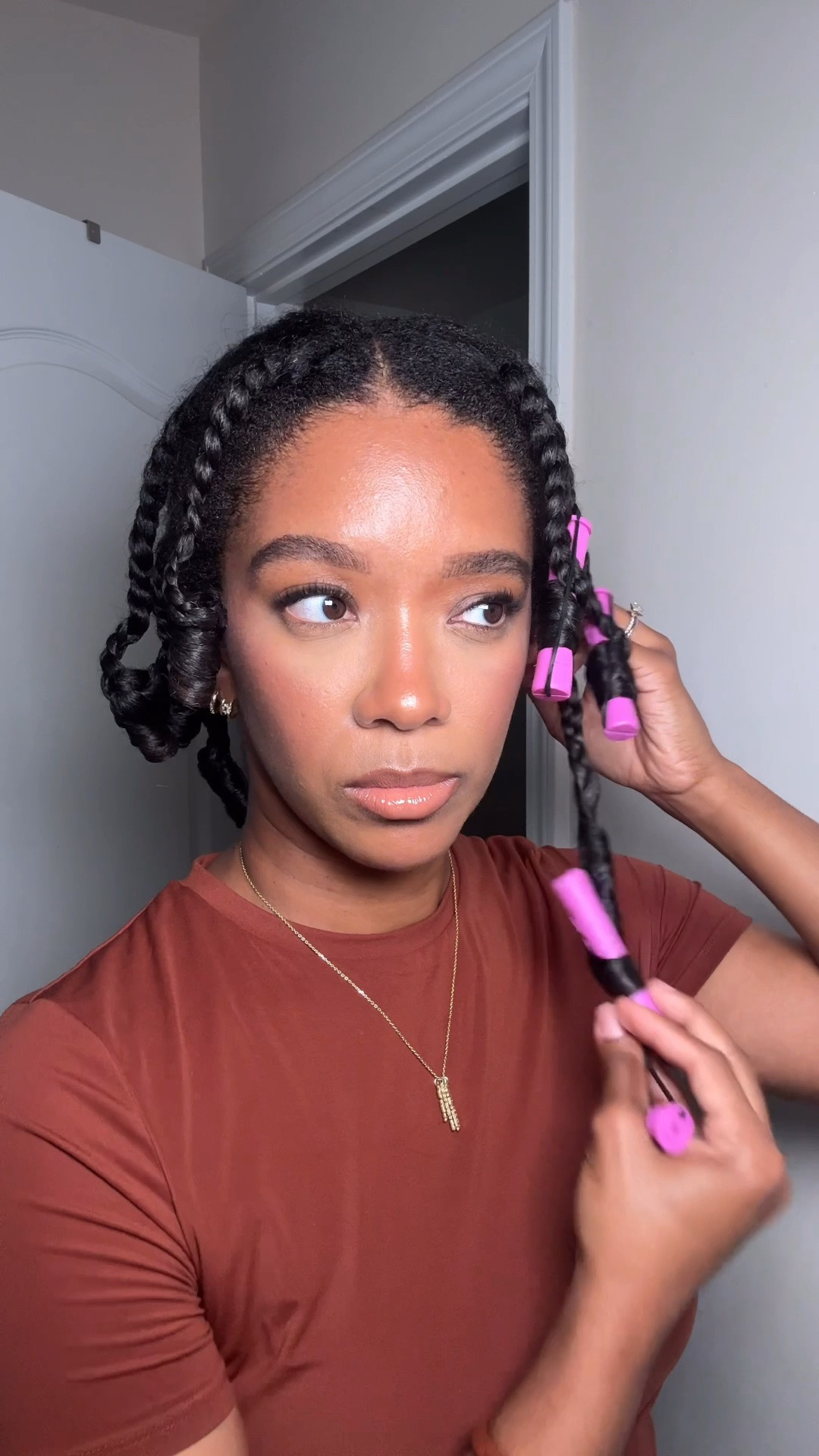Braid and curl takedown ✨

#LTKootd #LTKgrwm #LTKBeauty