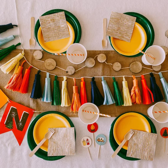 Happy Camper Party in a box campfire Gender Neutral Birthday | Etsy | Etsy (US)