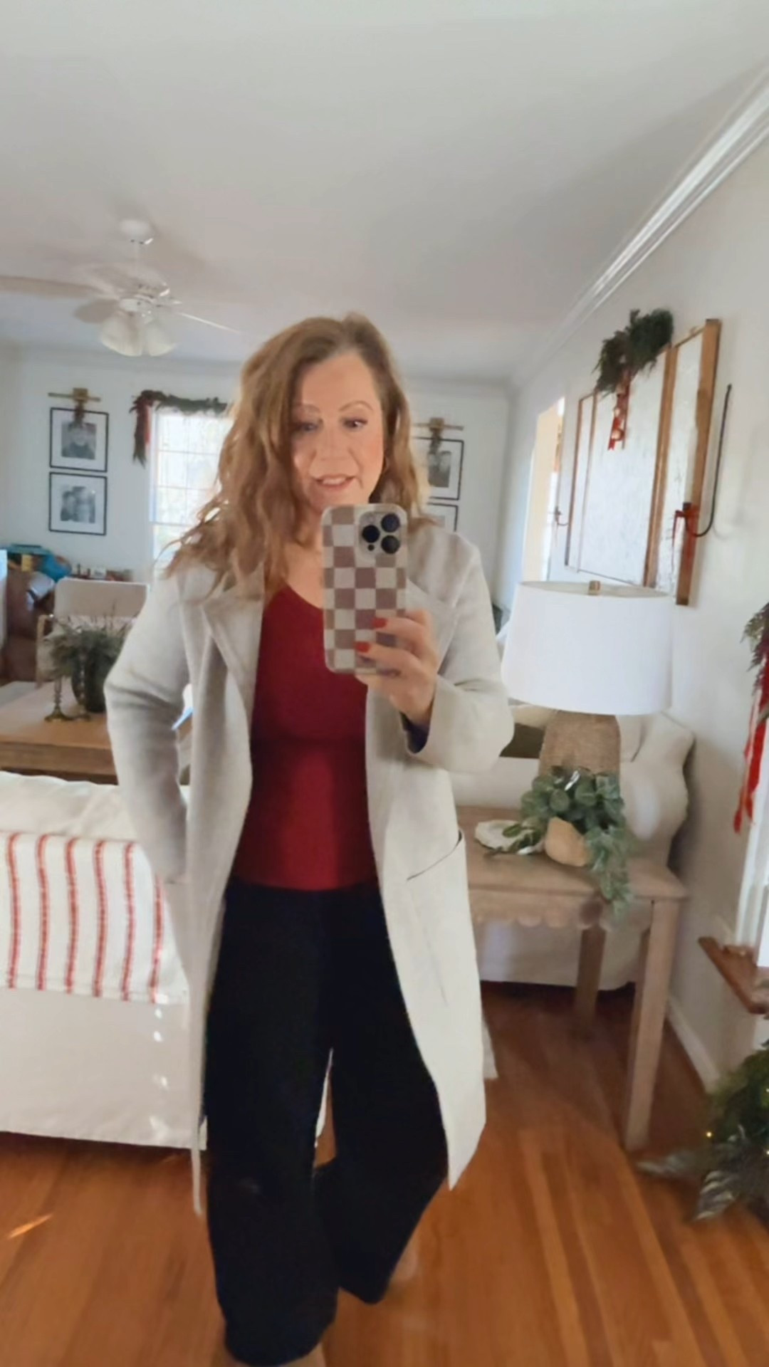 Today's OOTD
My favorite Coatigan- can be dressed up or down V neck long sleeve top
Wide leg sweatpants
Platform suede booties 

#LTKootd #LTKPetite #LTKSeasonal