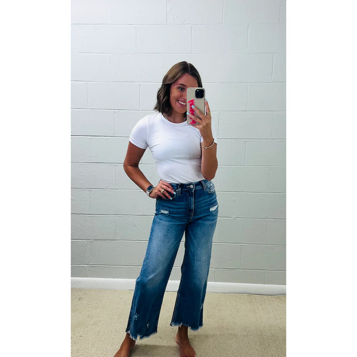 Seamless Round Neck Short Sleeve Top | Southern Roots Clothing Co.