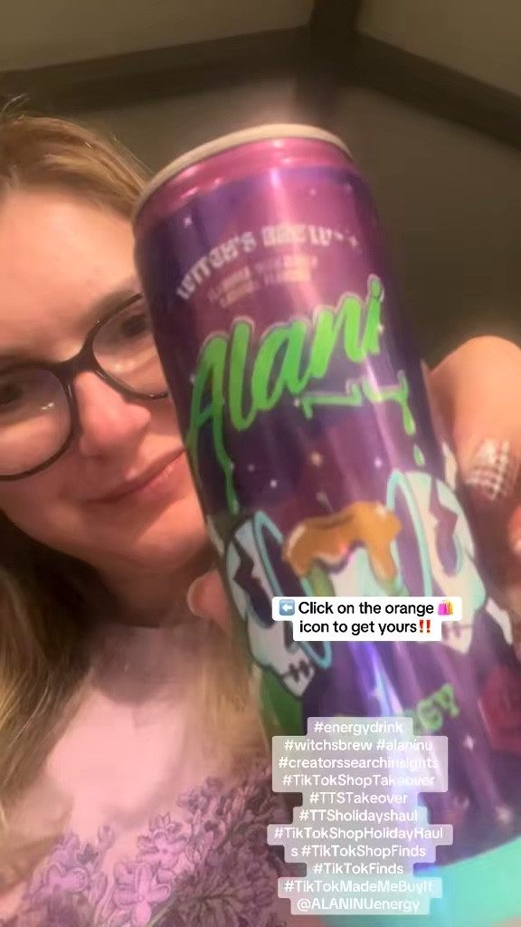 Alani Nu Witches’ Brew
In my top 3, ranking third! Check out my other videos about #alaninuenergydrinks‼️

Click on the 🛍️ icon to get yours‼️LIMITED EDITION flavor‼️ 

#energydrink #witchsbrew #witchesbrew #alaninu #momlife #busyprofessional 

#LTKOver40 #LTKFindsUnder50 #LTKActive