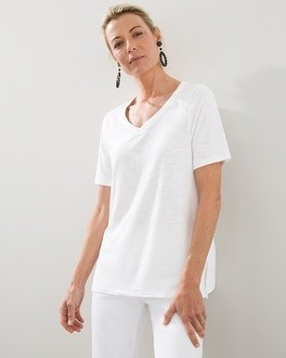 Elbow Sleeve Slub Tee | Chico's