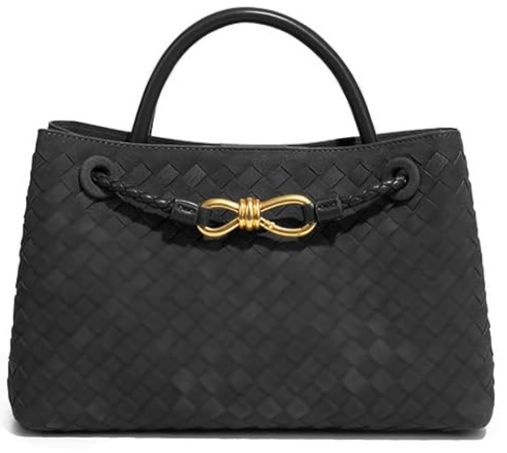 Suede Woven Tote Bag for Women PU Leather Crossbody Bag Shoulder Bag Casual Handbag Satchel for W... | Amazon (US)