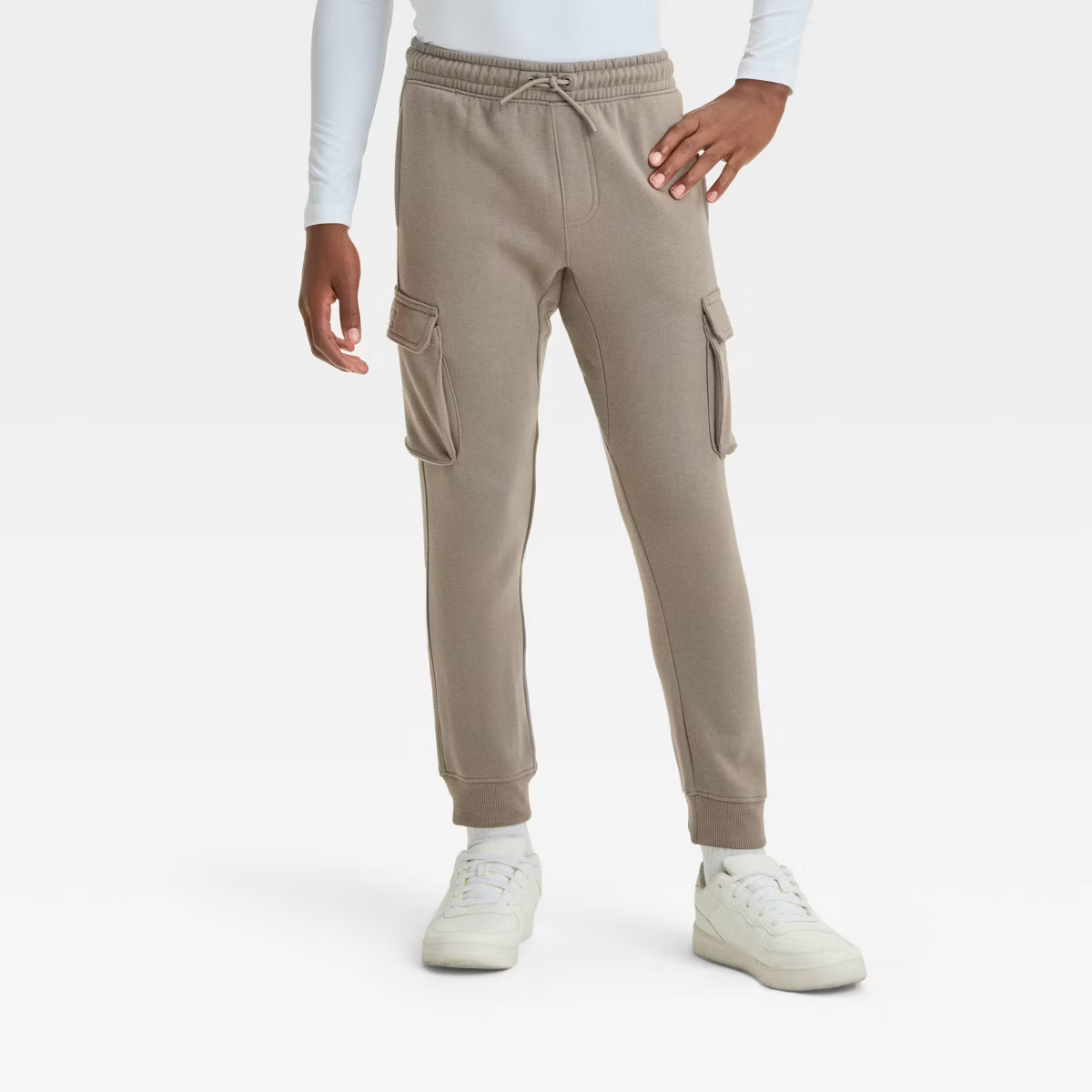 Boys' Fleece Cargo Jogger Pants - All In Motion™ | Target