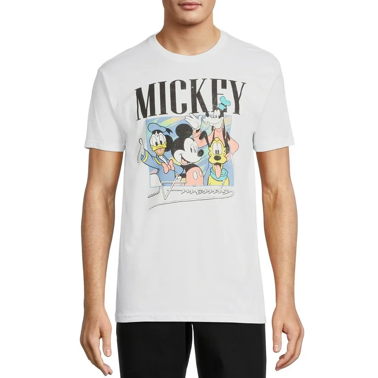 Disney Men's & Big Men's Mickey Trio Box Graphic Tees, 2-Pack, Sizes S-3XL | Walmart (US)