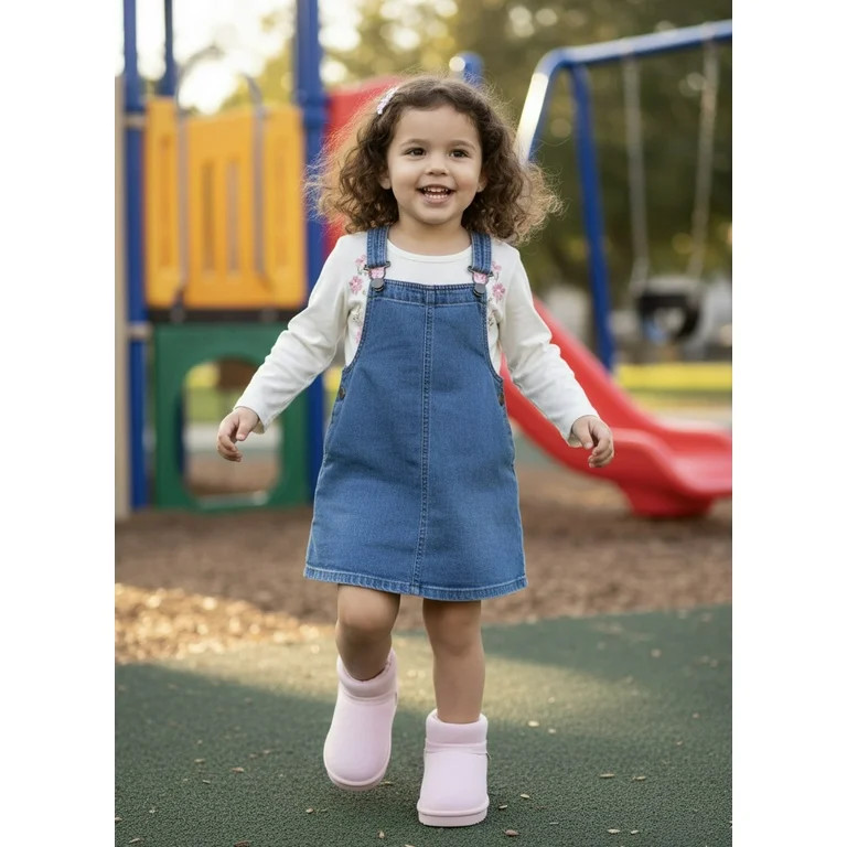 Pawz Little & Big Kids Faux Fur Lined Short Boot | Walmart (US)