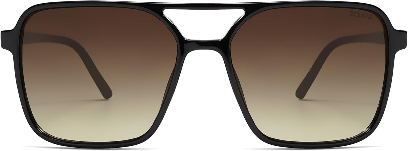 SOJOS Trendy Vintage Aviator Square Sunglasses For Womens Mens Retro 70s UV400 Women Sun Glasses ... | Amazon (US)