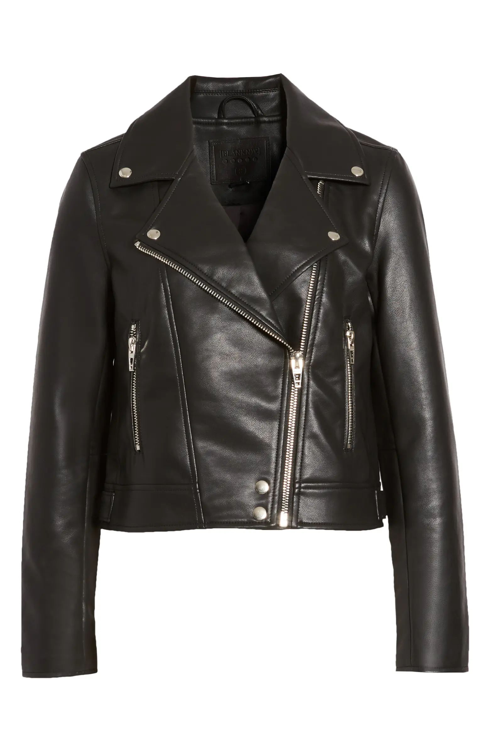 Good Vibes Faux Leather Moto Jacket | Nordstrom