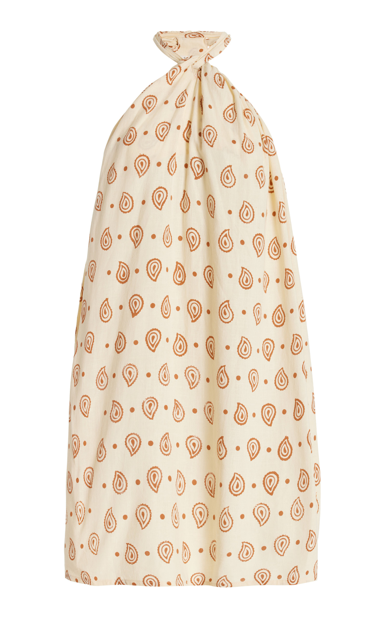 Jeanie Linen-Modal Mini Halter Dress | Moda Operandi (Global)