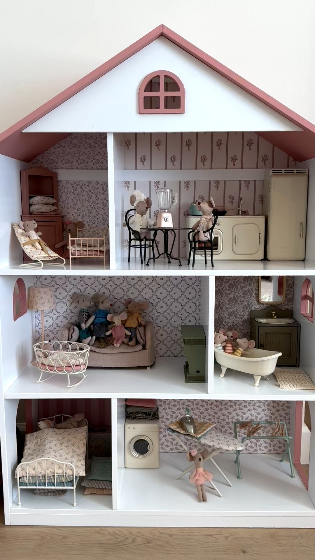 Bookshelf house turned to DIY maileg doll house for our baby girl! 

#LTKSaleAlert #LTKKids #LTKFamily