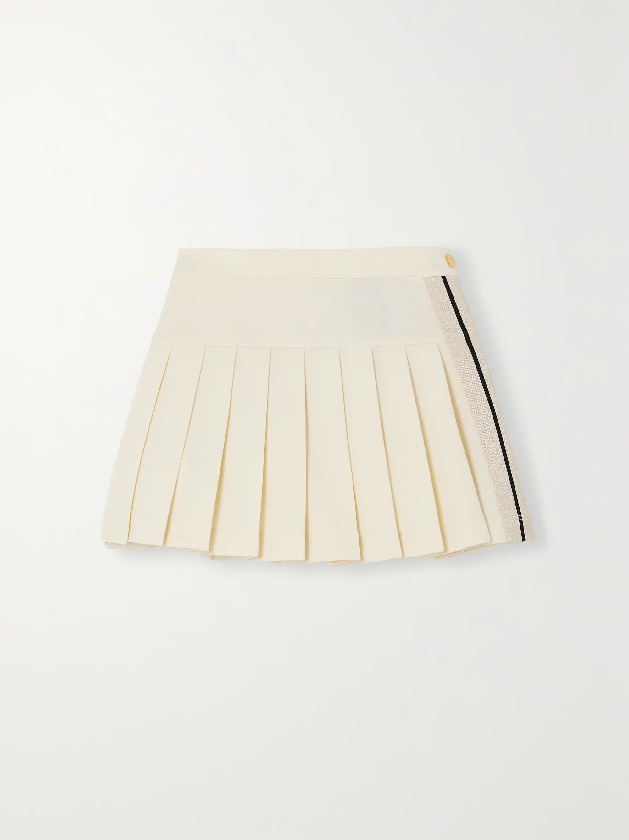 PALM ANGELSPleated crepe tennis skirt | NET-A-PORTER (US)