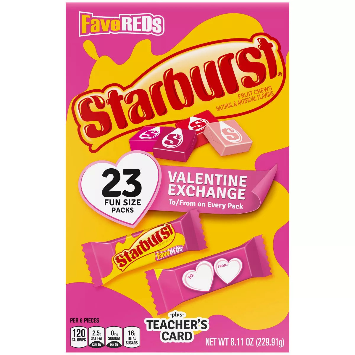 Starburst Valentine's Exchange Kit - 8.11oz/23ct | Target